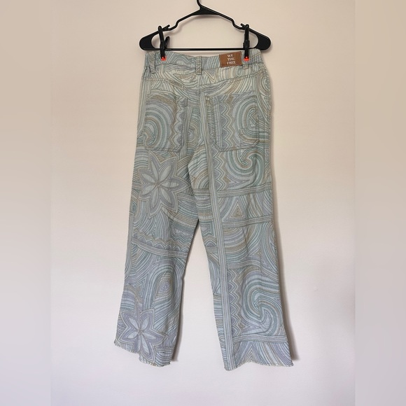 Free People ‘Solstice’ Slouchy Wide Leg Embroidery Pants- Size 25 - Picture 7 of 9